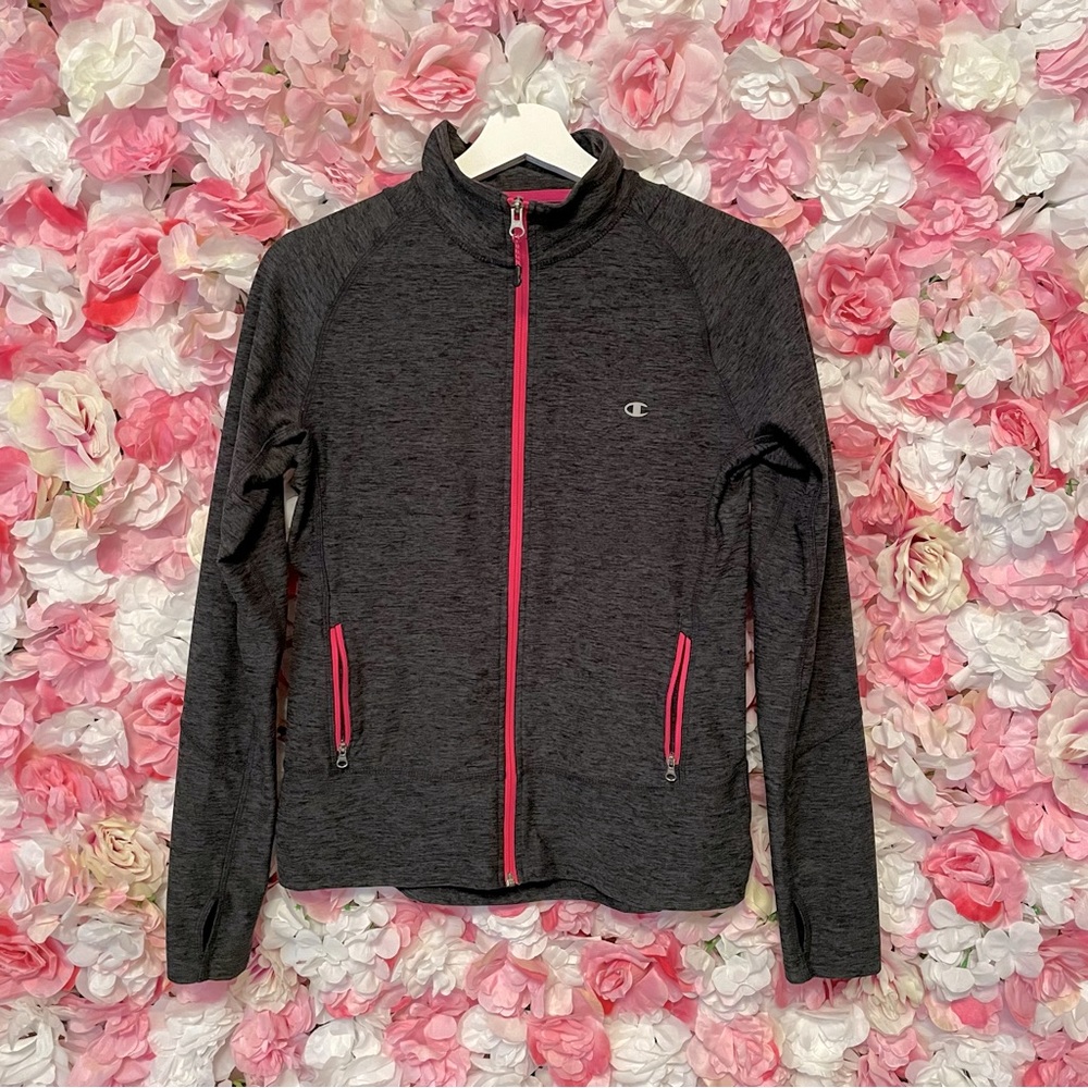 Champion Zip-Up Lightweight Sweater Sz S